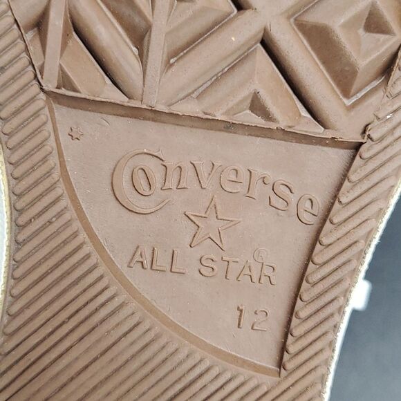 Converse AllStar High Top Black Sneakers Made in USA Size 12 - Picture 8 of 15